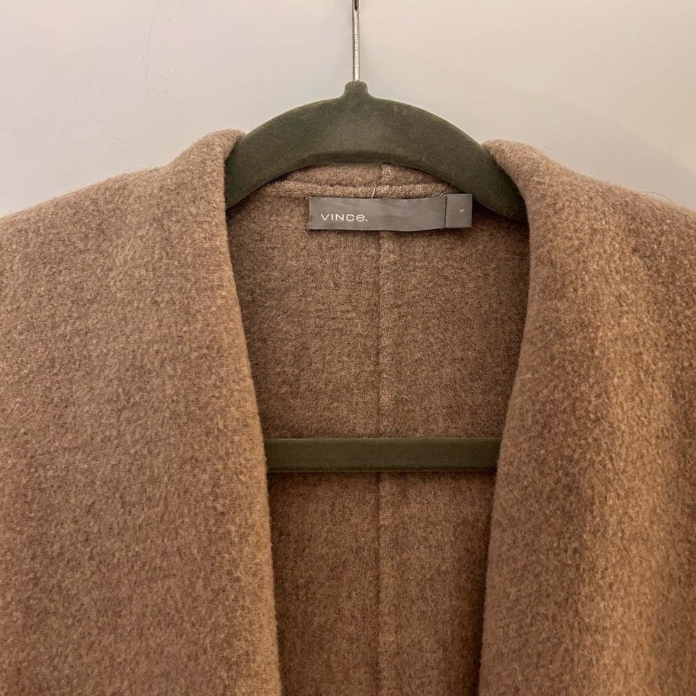 Vince Wool-Blend Hooded Coat - Picture 4 of 5